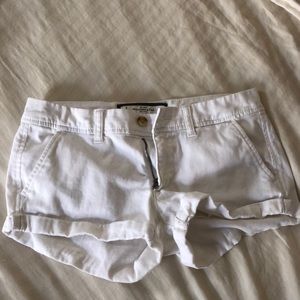 White Abercrombie Shorts